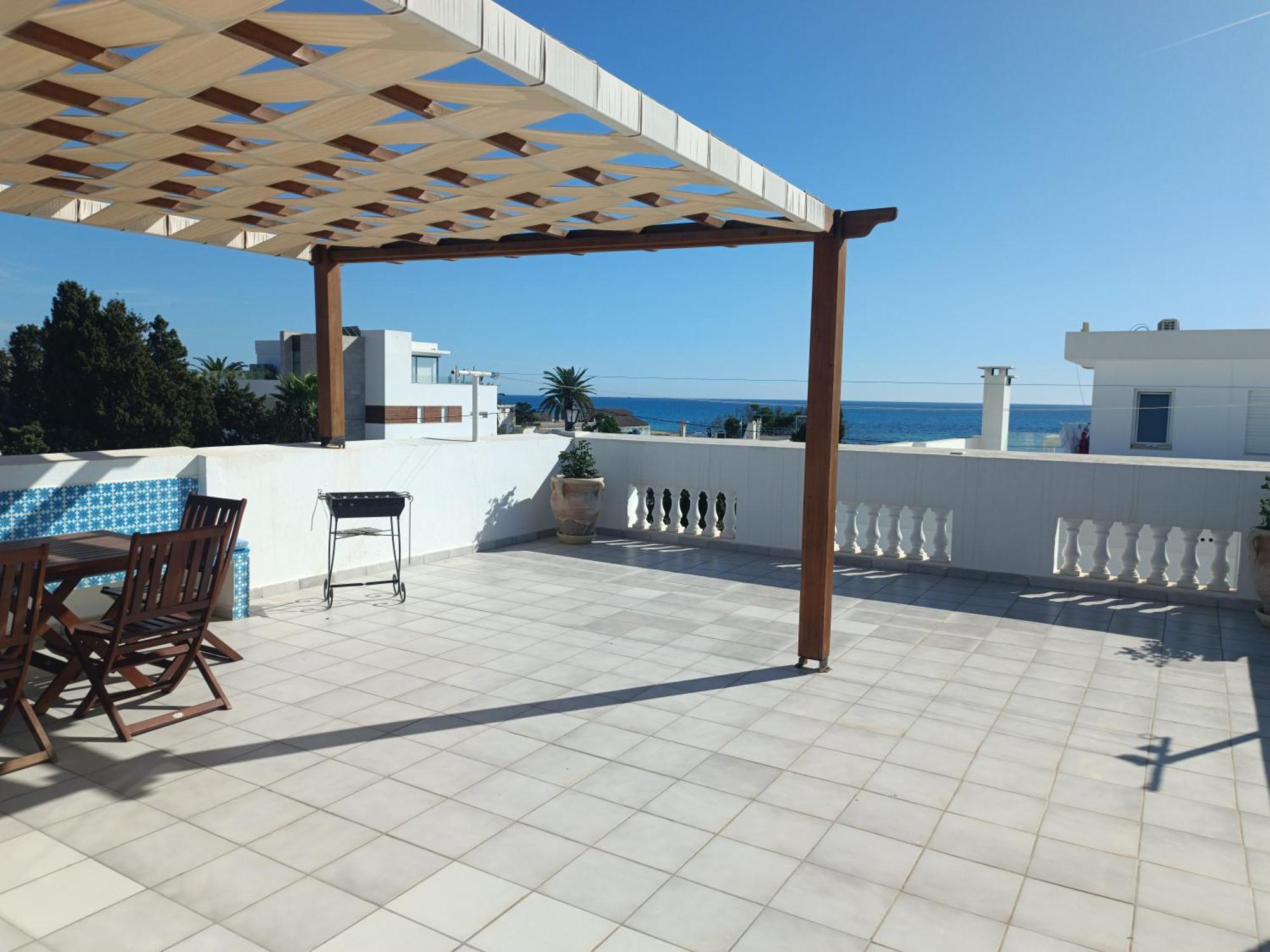 Superbe Etage De Villa Vue Sur Mer Nabul Zewnętrze zdjęcie